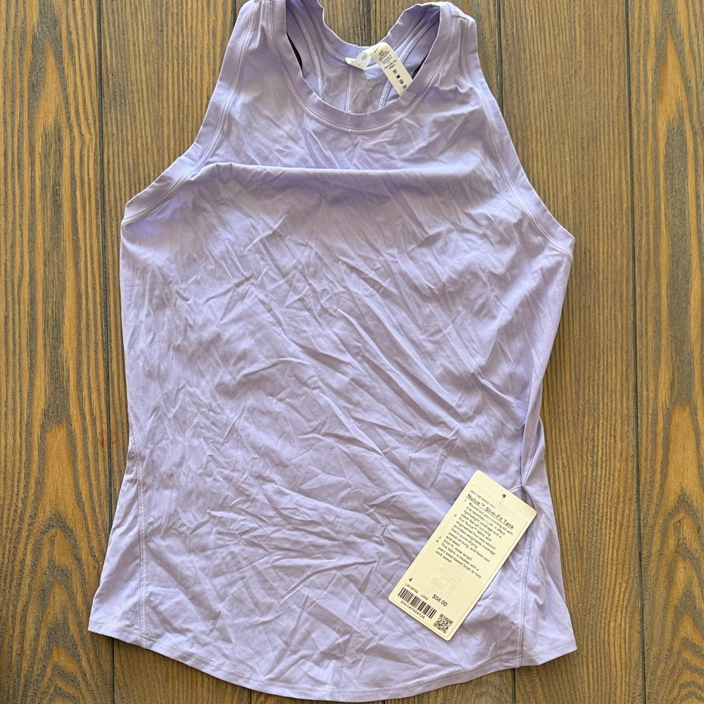 lululemon athletica Light Purple Tank Top